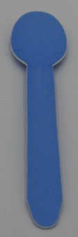 Eislöffel 15,8 cm blau. Eislöffel Granite bunt. Papierlöffel kompostierbar, für Altpapier
