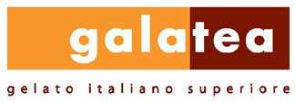 Logo Galatea. Galatea - Gelinova. Eispasten, Eispulver, Bioprodukte. Partner der GroßHandel EIS GmbH
