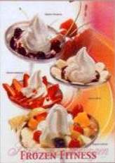 Standard Plakat. PL 158. Frozen Joghurt - Eisbecher. Plakat 100 x 70